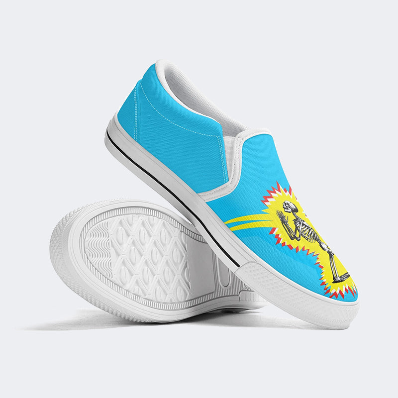 Cat Death Ray Art - Slip On Shoes