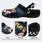 Horror Movie Vintage Graphic - Fur Lined Slippers