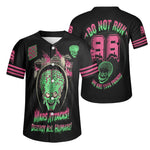 Mars Alien Invader - Men's Short Sleeve Baseball Jersey