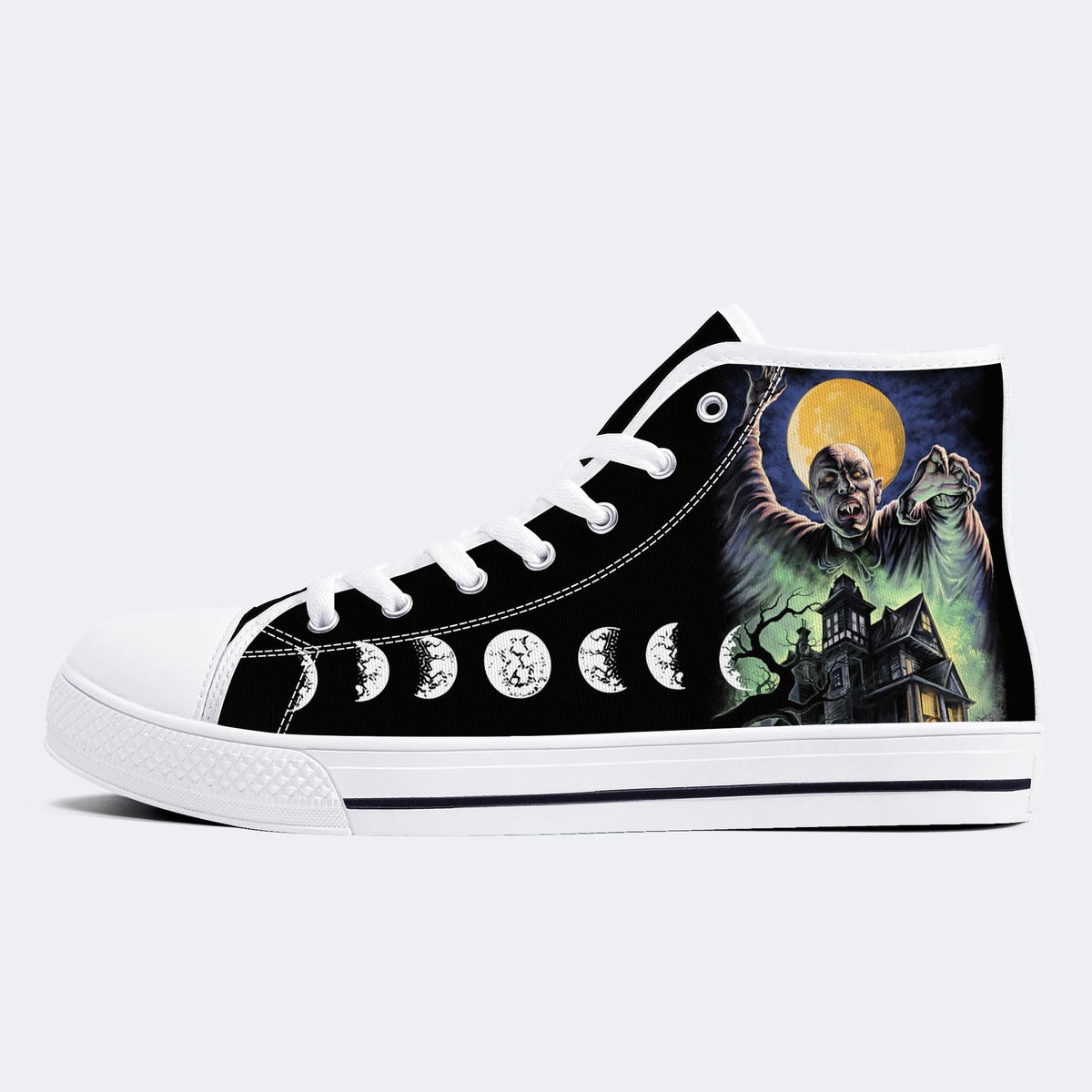 Halloween Horror Movies Print - High Top Canvas