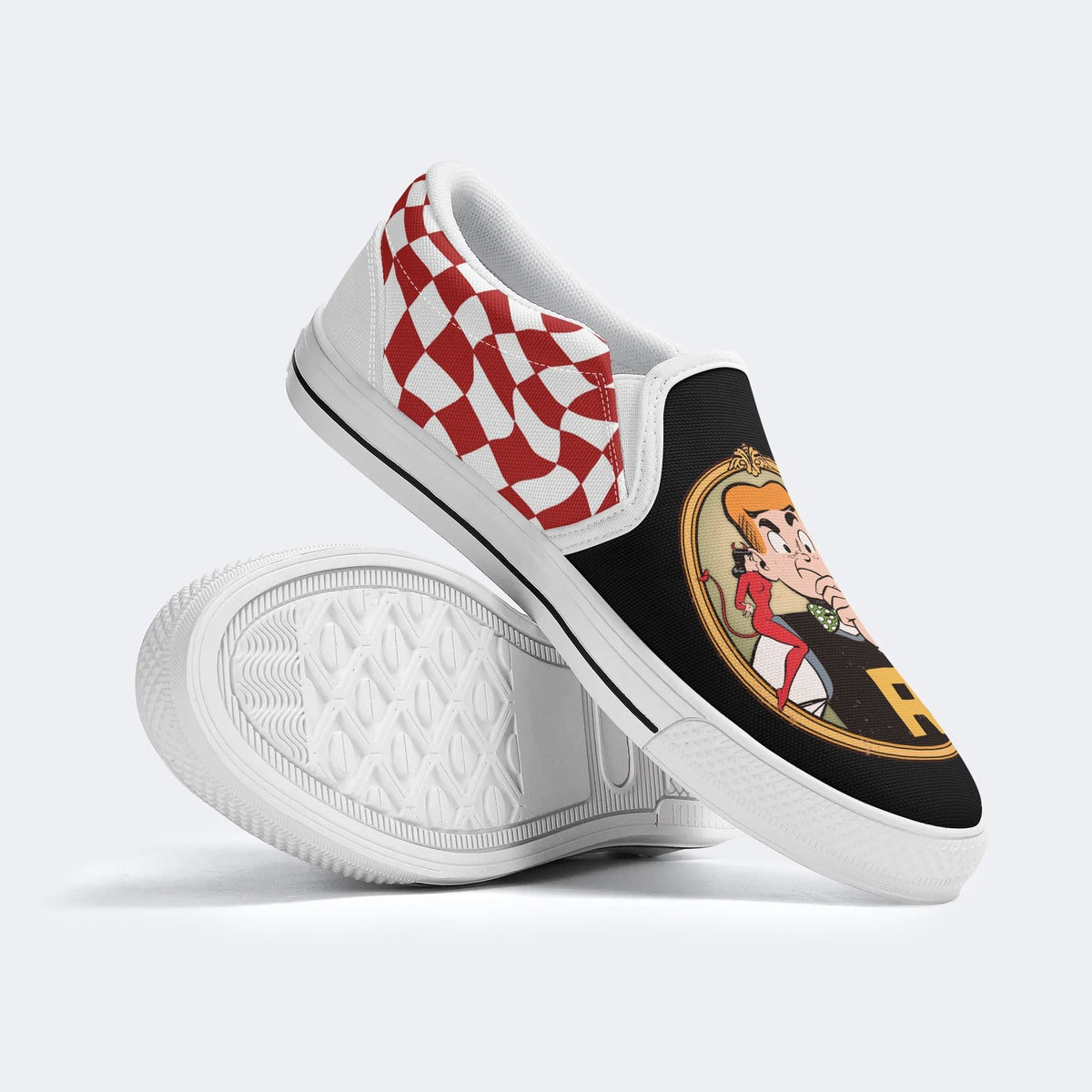 Comics Print - Slip On Shoes