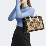 Traditional Tattoo Print - Leather Handbag