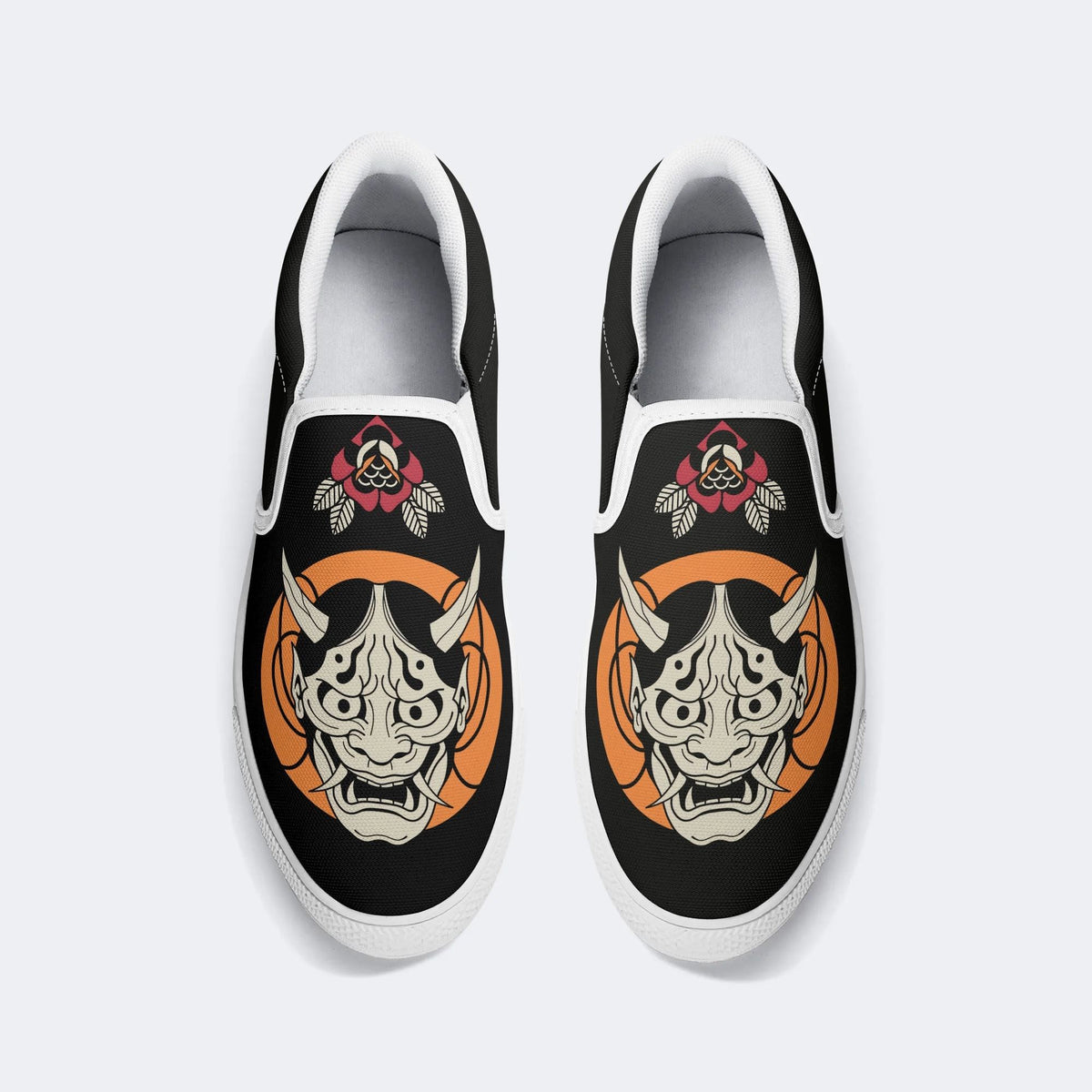 Horror Demon Print - Slip On Shoes