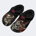 Terrifier Circus Art - Fur Lined Slippers/Sandals