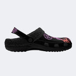 Gothic Skull Hand Pentagram - Fur Lined Slippers/Sandals