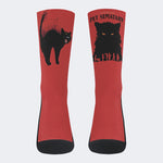 Unisex Retro PET SEMATARY Print - Crew Socks