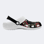 Classic Snake&Panther Print - Removable Fur Lined Slippers/Sandals