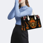 Flaming Death Moth - Leather Handbag