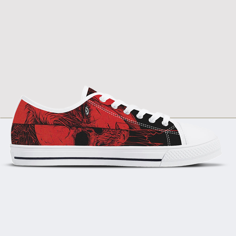 I'm the Red Skull Low Top Canvas Shoes