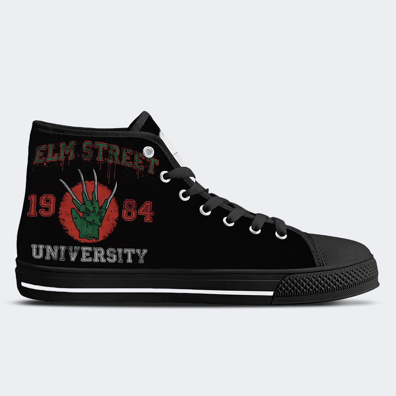 Unisex Horror-Druck - High Top Canvas