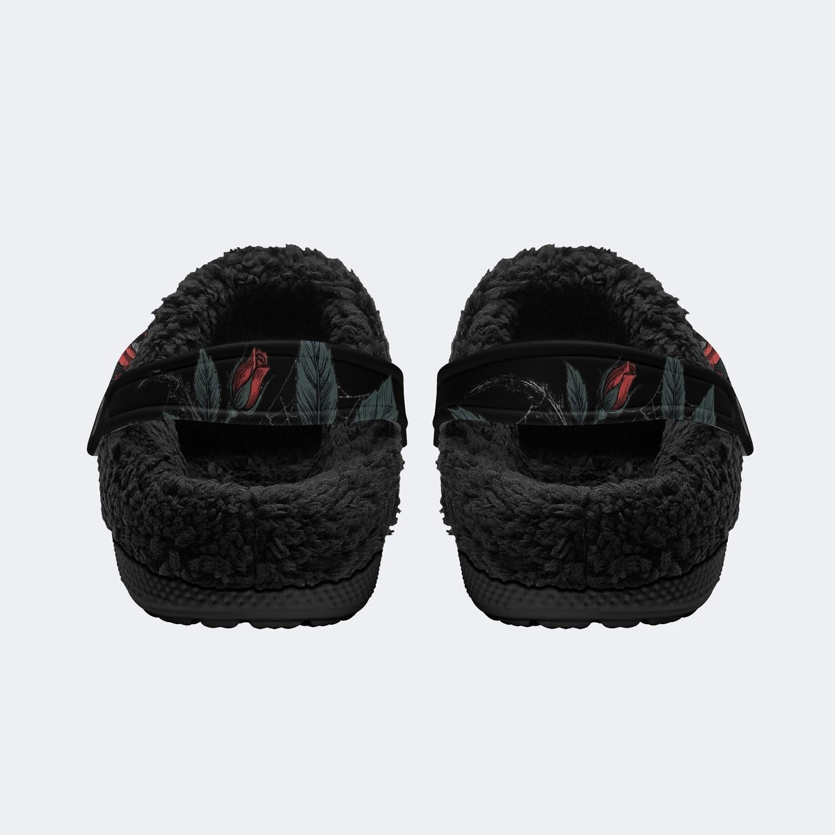 Bloody Rose Spider - Fur Lined Slippers/Sandals