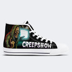 Horror Movie Vintage Graphic Print - High Top Canvas