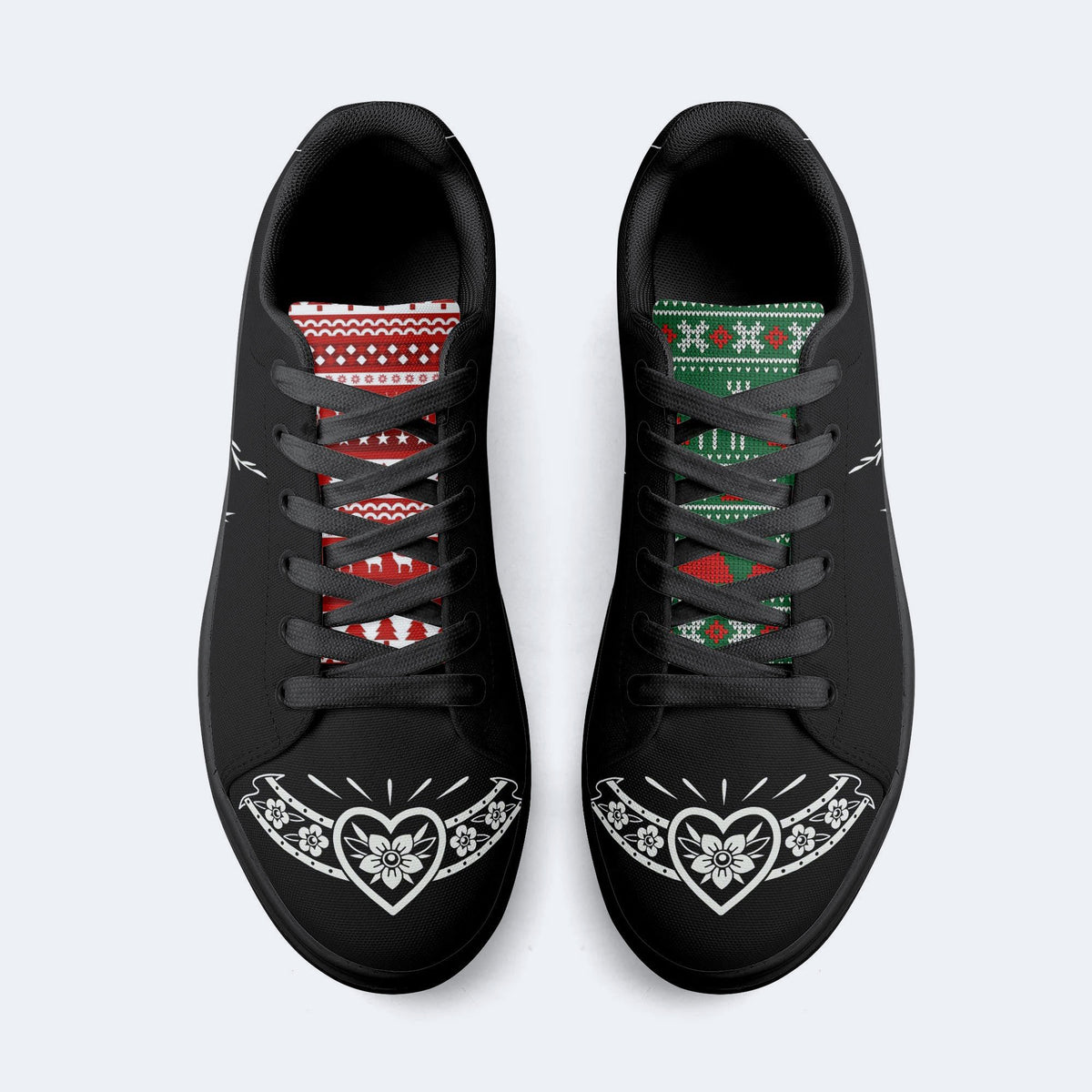 Death Moth Vintage Print - Skateboard Sneakers