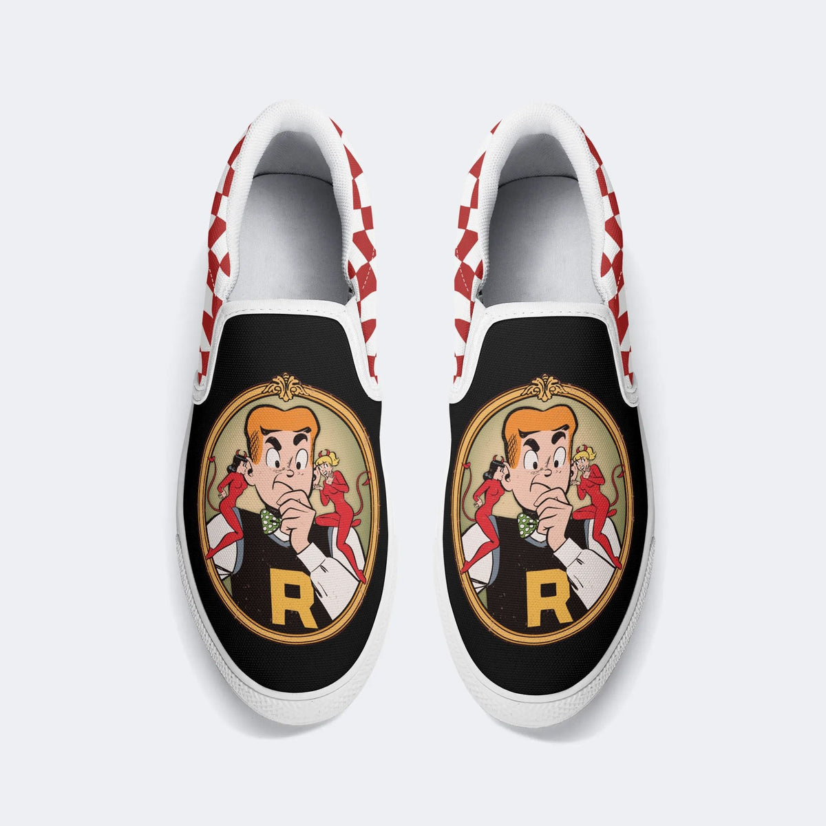 Comics Print - Slip On Shoes