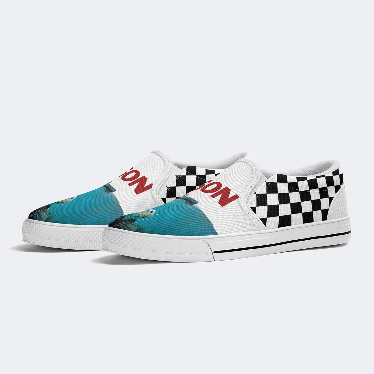 Unisex Jason Print - Slip On Shoes