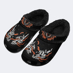 Flame Skeleton Hands - Fur Lined Slippers/Sandals