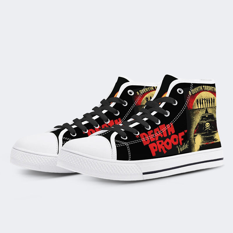 Unisex Horrorfilm-Druck - High Top Canvas