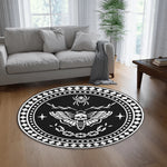 Death Moth Vintage Print - Floor Mat