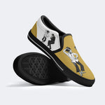 Pulp Frankenstein Halloween Print - Slip On Shoes