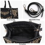 Golden Eagle Print - Leather Handbag