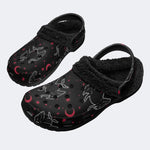 Spooky Witch Star‑Fur Lined Slippers Sandals