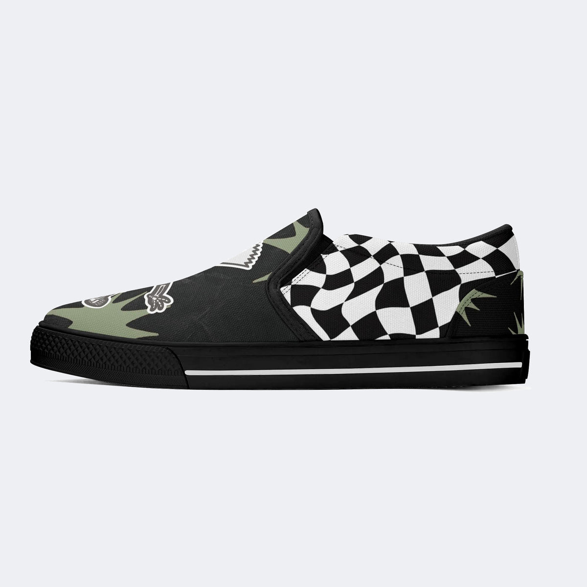 Unisex The Monster Skull - Slip On Shoes