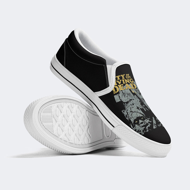 Horror Retro City Unisex - Slip On Shoes