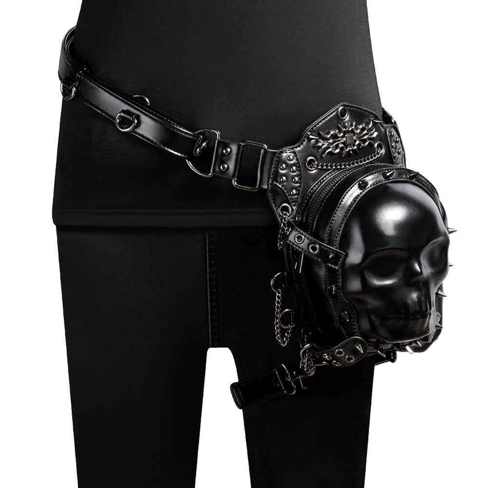 Punk Dark Skull Crossbody Bag