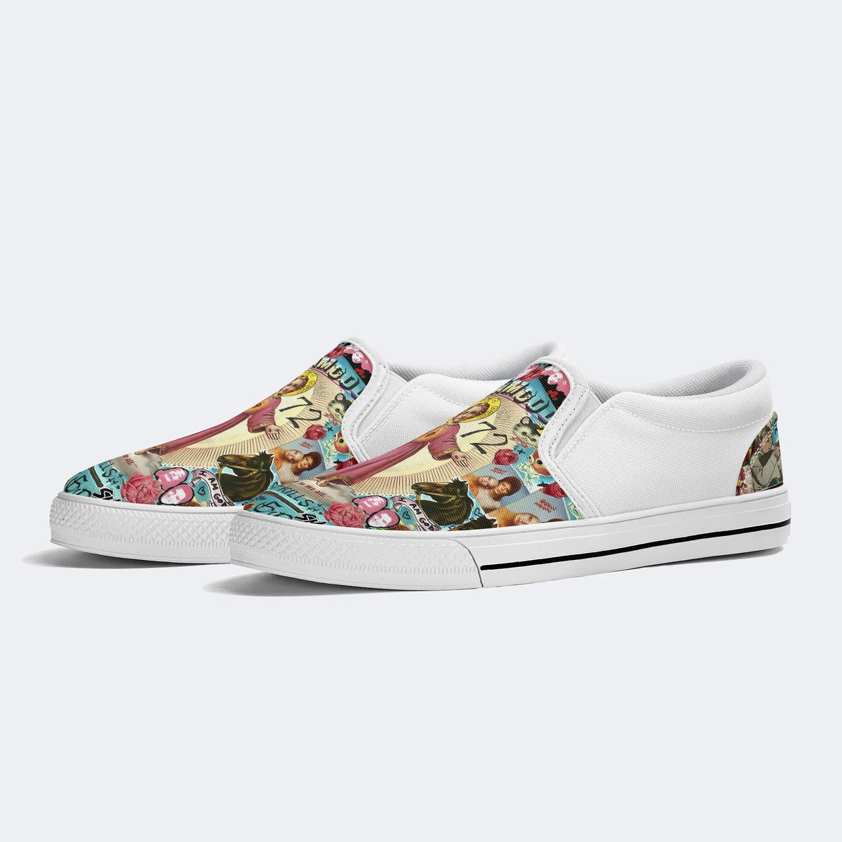 Jesus Child Print - Slip On Shoes