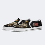 Sun And Moth Print - Slip On Shoes
