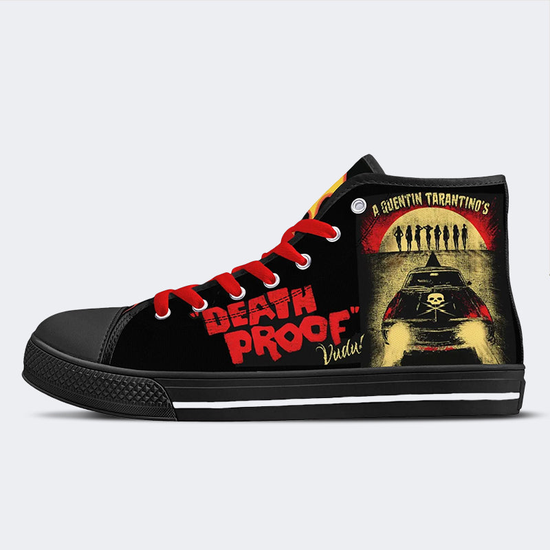 Unisex Horrorfilm-Druck - High Top Canvas