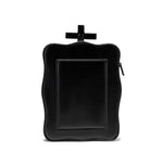 Dark Skull Cross Leather Crossbody Bag