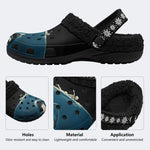 Shark And Skull - Fur Lined Slippers/Sandals