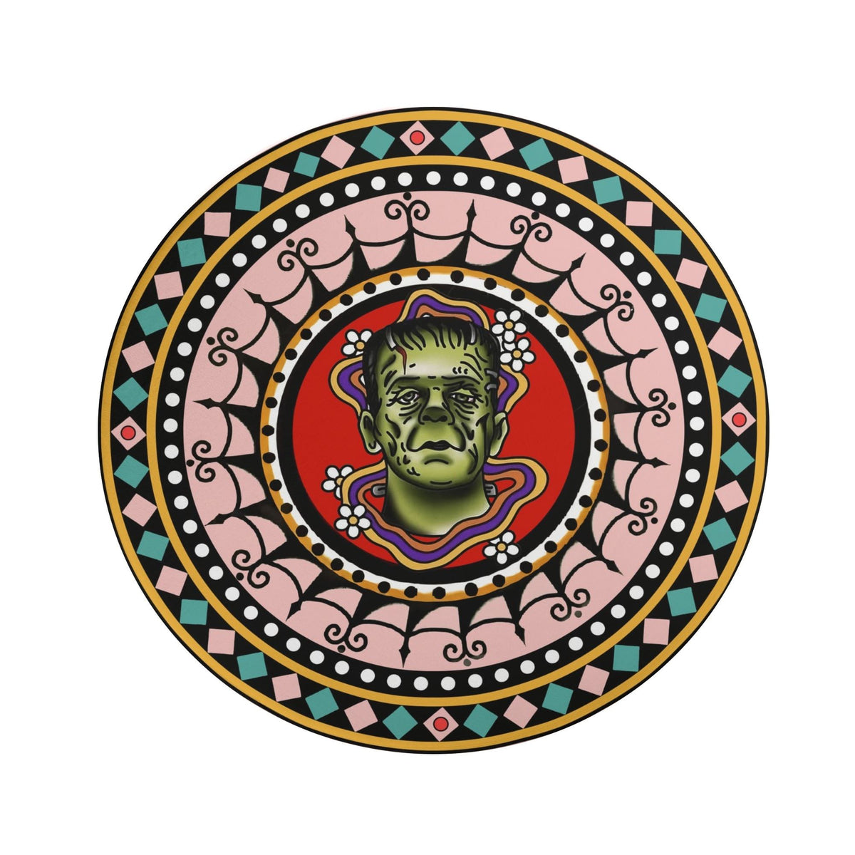 Green Devil print - Floor Mat
