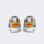 Unisex Christ Mary Graffiti Art Print - Slip On Shoes