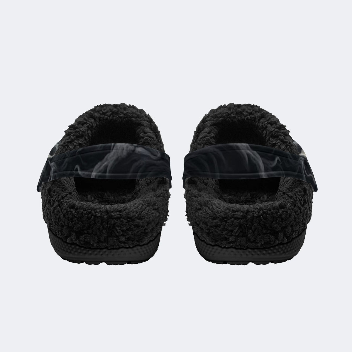 Smoke Skull - Fur Lined Slippers/Sandals