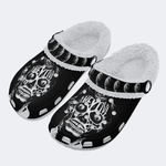 Unisex Horror Print - Fur Lined Slippers/Sandals