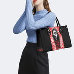 Horror Ghostface Print - Leather Handbag