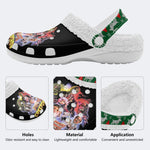 Unisex Horror Movies Print - Fur Lined Slippers/Sandals