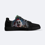 Horror Santa Claus Ghostface Print - Skateboard Sneakers