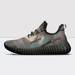 Pupil Dagger Print Mesh Knit Sneakers