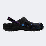 Zodiac Star Map - Fur Lined Slippers/Sandals