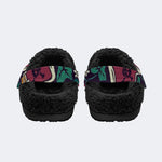 Skull Poison Ivy - Fur Lined Slippers/Sandals