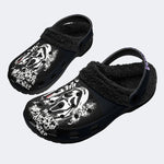 Horror Movie Graphic - Fur Lined Slippers