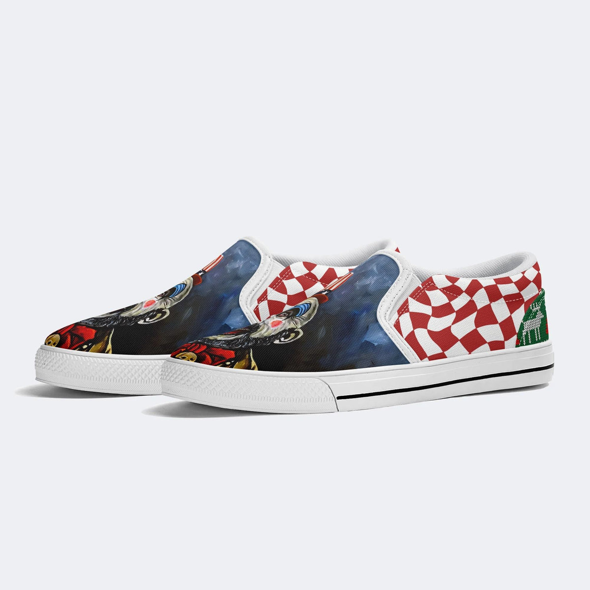 Unisex Horror Print - Slip On Shoes