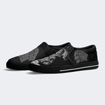 There Wolf There Castle Print - Slip On Shoes