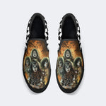 Unisex Rock Band Print - Slip On Shoes