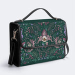Wildflower Fairy Print - Leather Satchel Bag