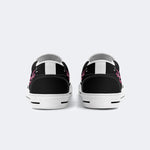 Pink Death Moth Print - Slip On Shoes