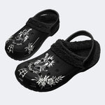 True Love Print - Fur Lined Slippers/Sandals